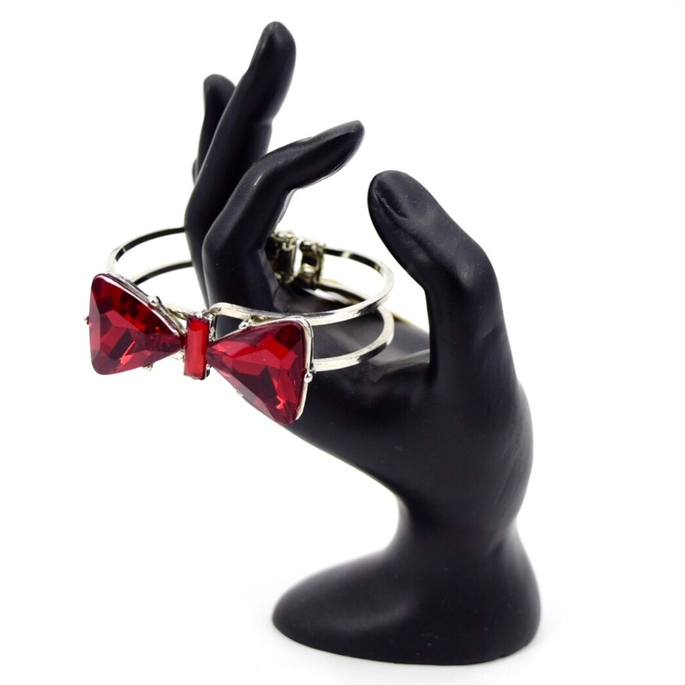 Minnie Mouse Bow Gemstone Bracelet